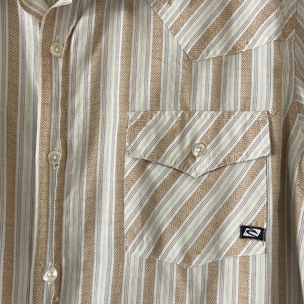 Rip Curl Long Sleeve Western Style Button Up - image 3